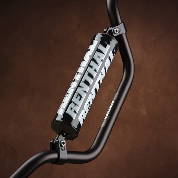 Renthal 7/8in High Road Handlebar - Gold 756-01-GO Motorcycle Handlebar for Cruiser & Street Bikes - Durable & Comfortable Ride