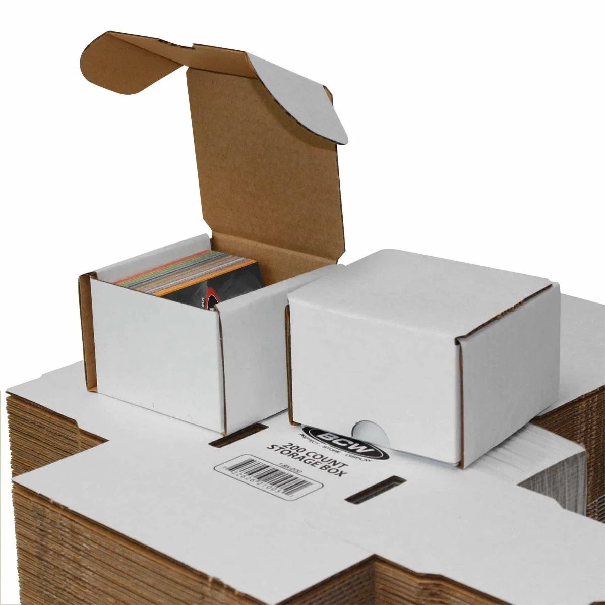 200 Count Trading Card Storage Box - Premium Protection for Collectible Cards - Perfect for Sports, Gaming, and Trading Card Organization