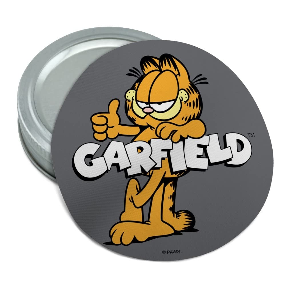 Garfield Logo Round Rubber Non-Slip Jar Gripper Lid Opener - Easy Open Kitchen Tool for Stubborn Lids, Perfect for Seniors & Arthritis Sufferers - Use for Pickles, Jams, Sauces & More