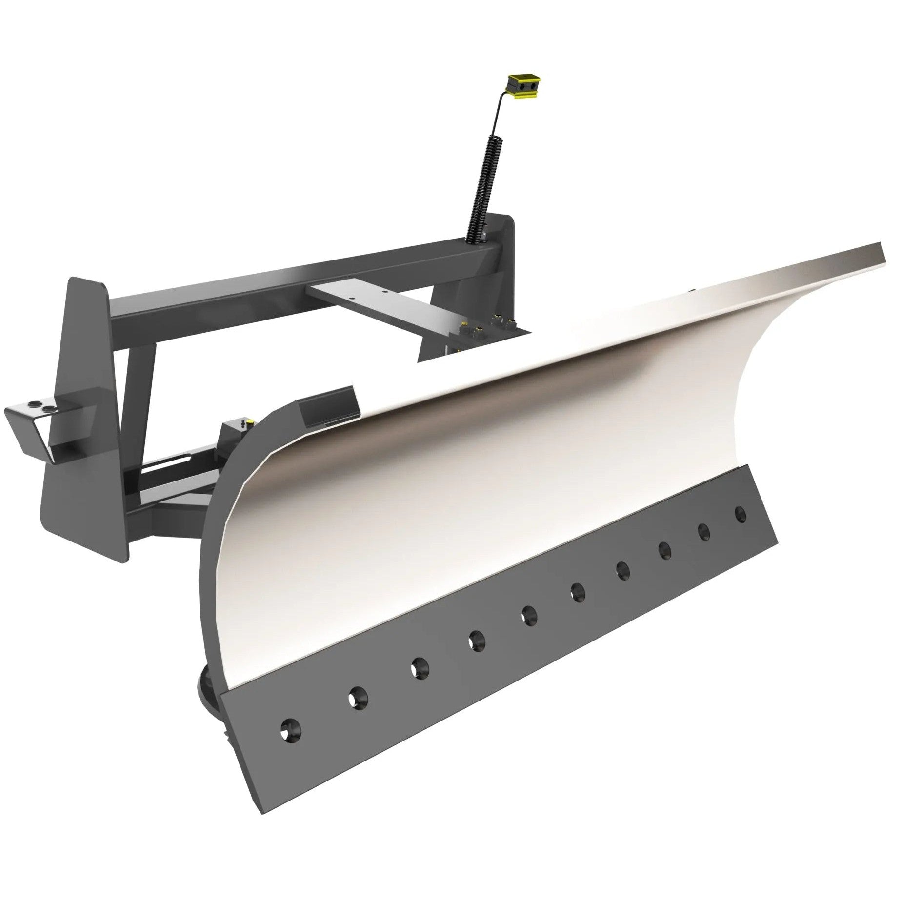 Berlon Skid Steer Snow Blade - Heavy Duty Snow Plow Attachment for Tractors & Loaders - Perfect for Winter Driveway & Parking Lot Snow Removal