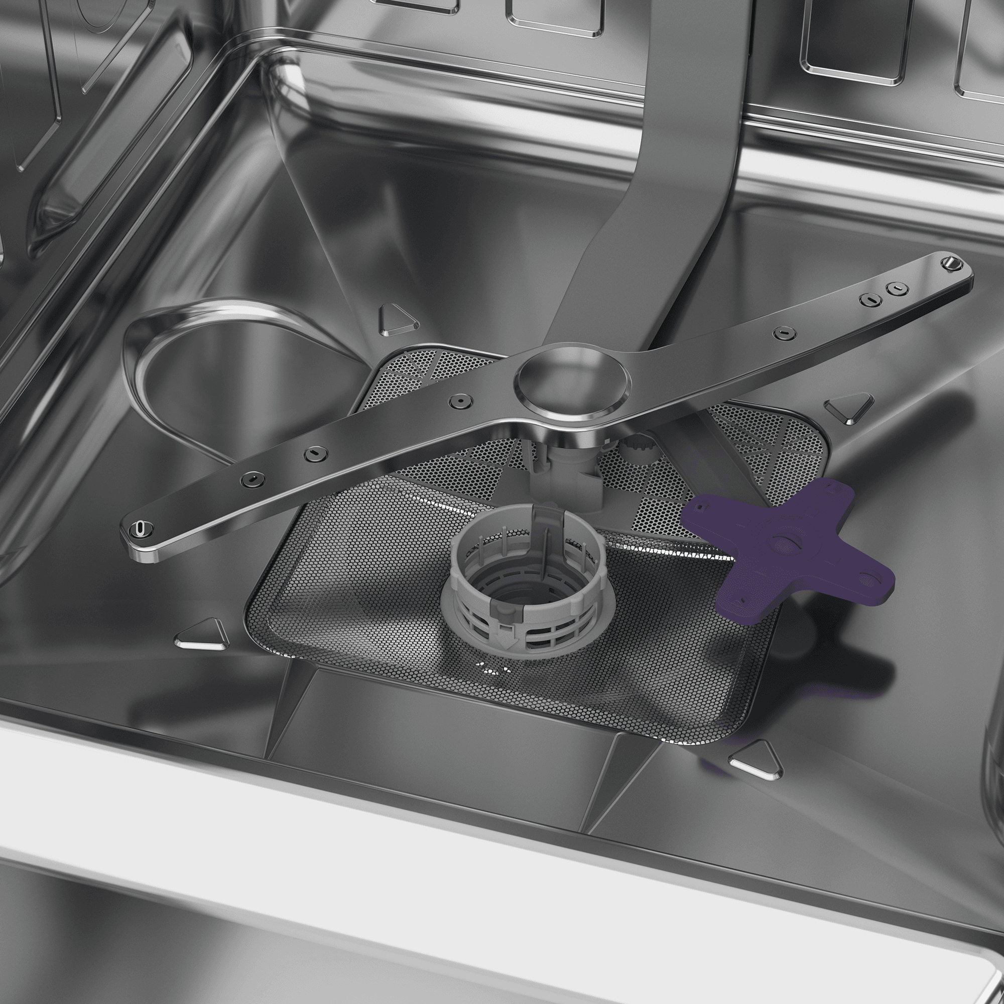 Beko DDT39432XIH 16 Place Settings Stainless Steel Dishwasher with WiFi Connectivity - 39 dB Quiet Operation, Top Control Panel - Perfect for Large Families & Open Kitchen Spaces