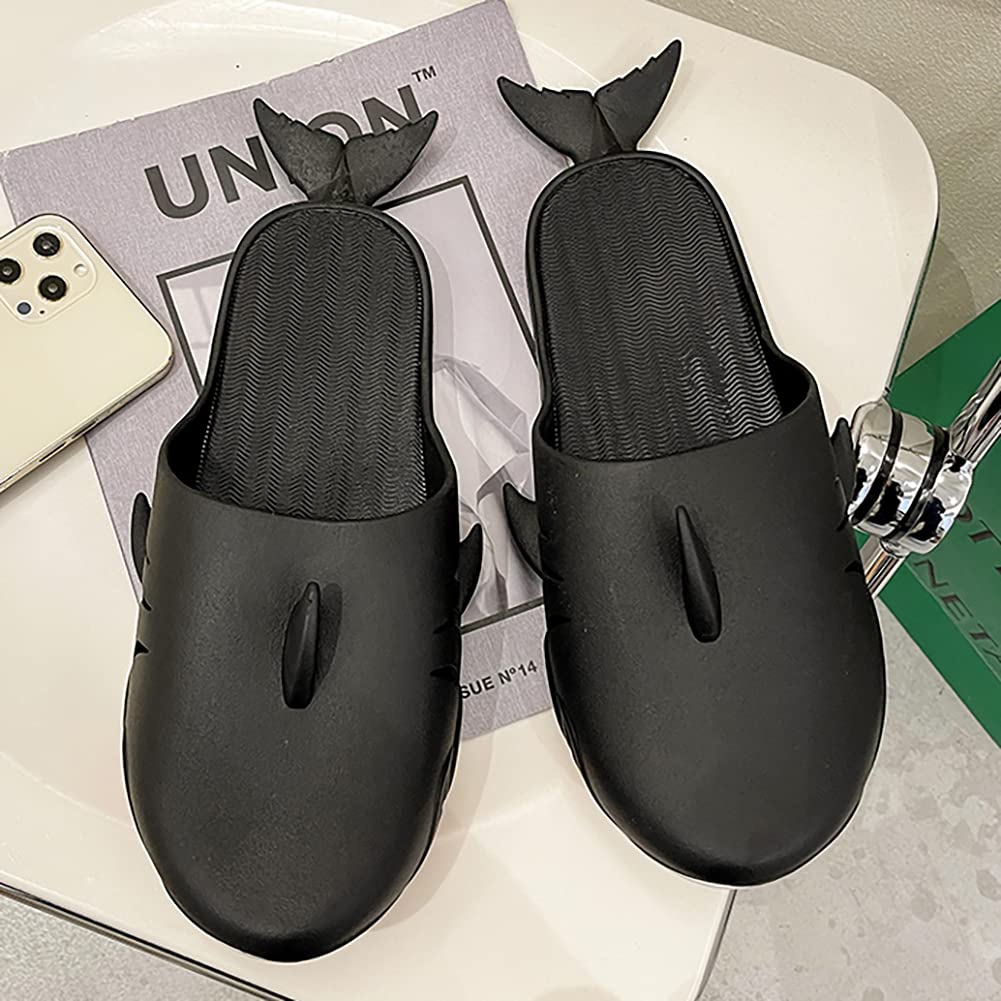 Shark Slippers for Men and Women - Funny Unisex Fish Slippers for Indoor & Outdoor Wear - Comfortable Beach Party Shoes for Summer, Gifts, and Cosplay