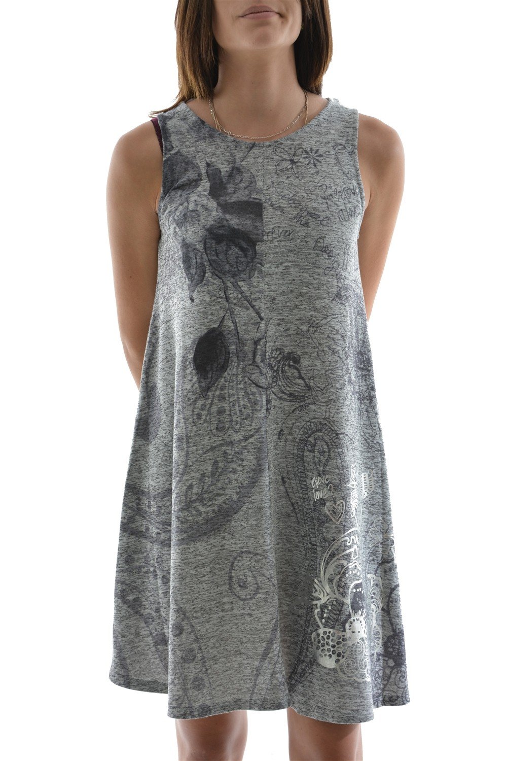 Desigual Women's Sheila Dress - Floral Print Summer Maxi Dress for Beach, Vacation & Casual Wear