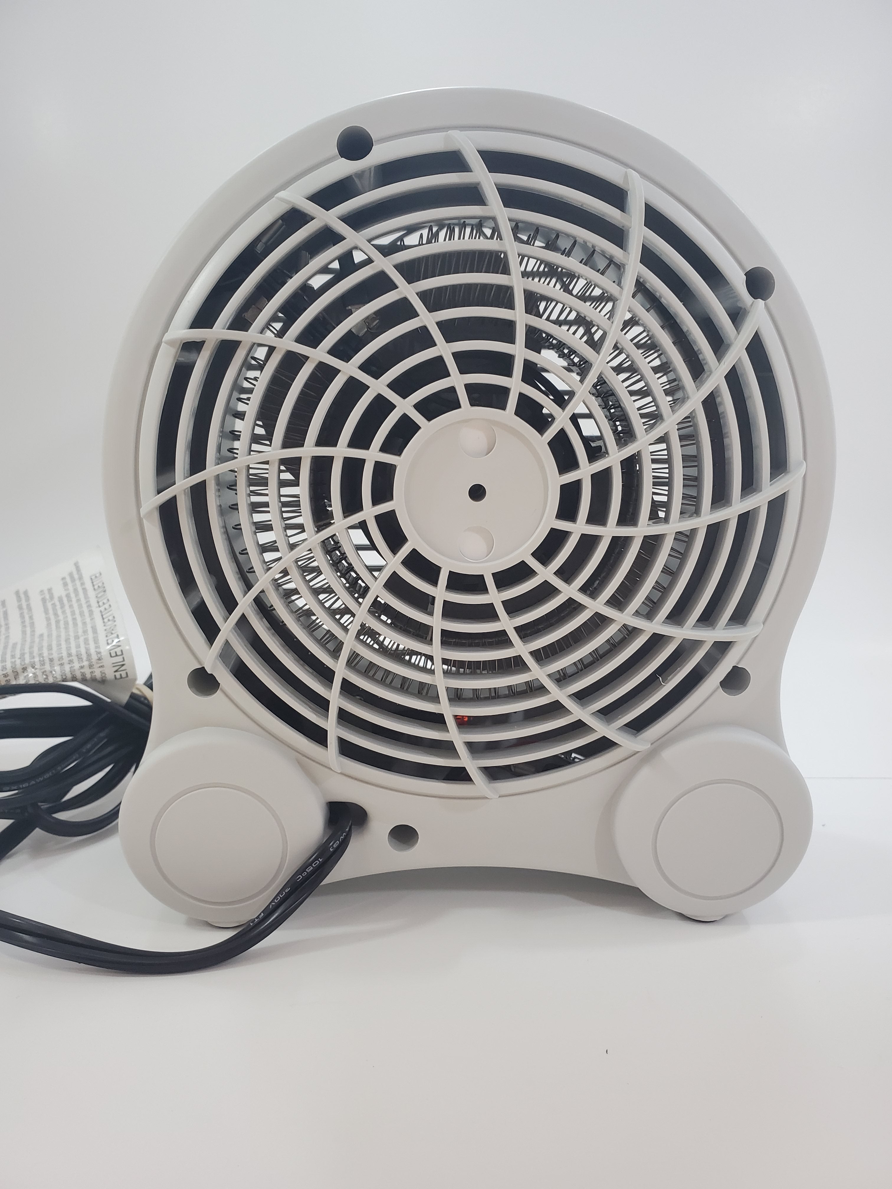 FOR LIVING Compact Space Heater with Fan - Energy Efficient Portable Electric Heater for Home & Office - Factory Certified with Full Warranty (Model 435866) - Perfect for Bedroom, Living Room & Small Spaces