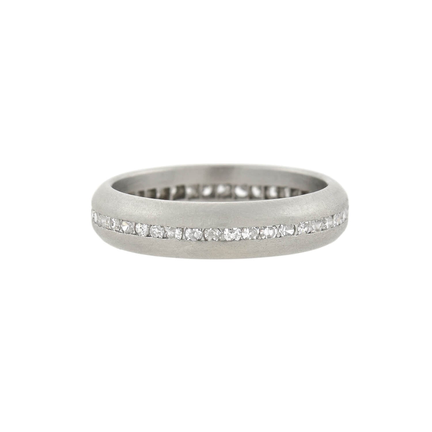 Elegant 0.50ctw Platinum Diamond Eternity Band Ring - Perfect for Weddings, Anniversaries & Special Occasions