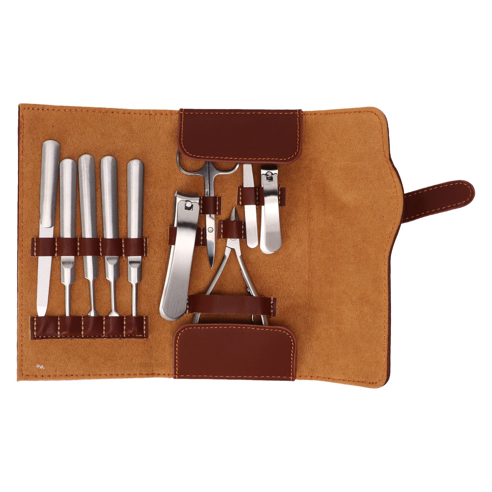 Professional Manicure Set - Stainless Steel Nail Clippers Kit with Nail File, Cuticle Pusher & Scissors for Perfect Hand Care | Home, Travel & Salon Use
