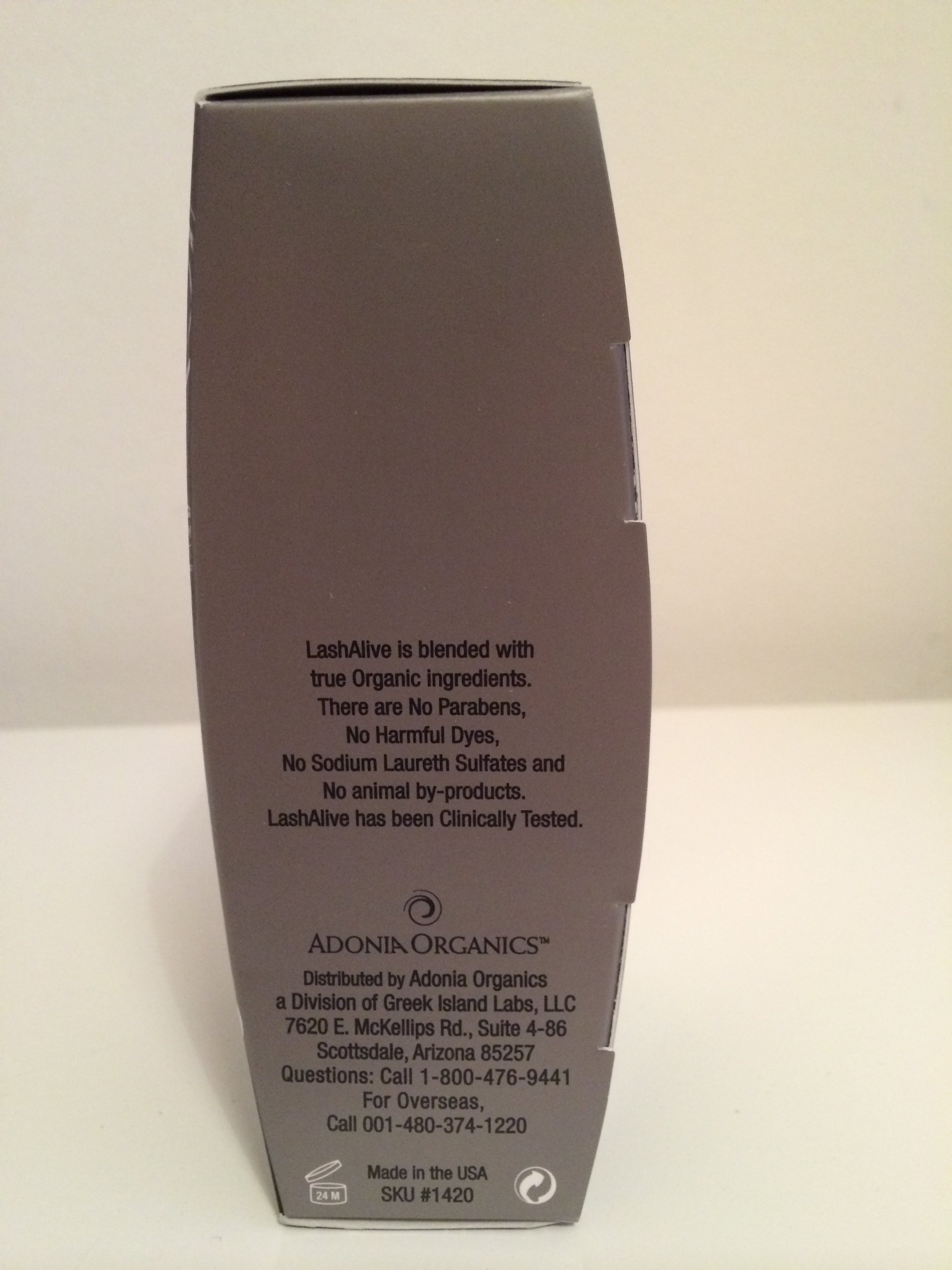 Adonia Organics Organic Lash Alive Serum - Grow Longer, Thicker Eyelashes & Eyebrows in 21 Days - Natural Alternative to Eyelash Extensions - Perfect for Nighttime Beauty Routine & Special Occasions