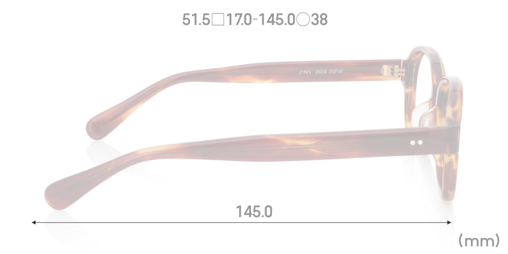 JINS TODAY 24WI 110 286 Eyeglasses - Lightweight & Stylish Frames for Men & Women - Perfect for Work, Reading & Everyday Use