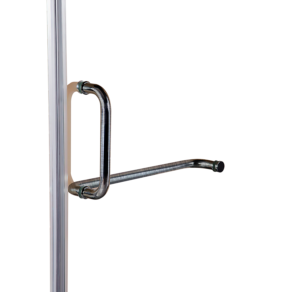 10mm Frameless Shower Screen 100x200cm Wall to Wall Bathroom Glass Panel - Modern Waterproof Enclosure for Walk-In Showers & Spa Bathrooms by Della Francesca