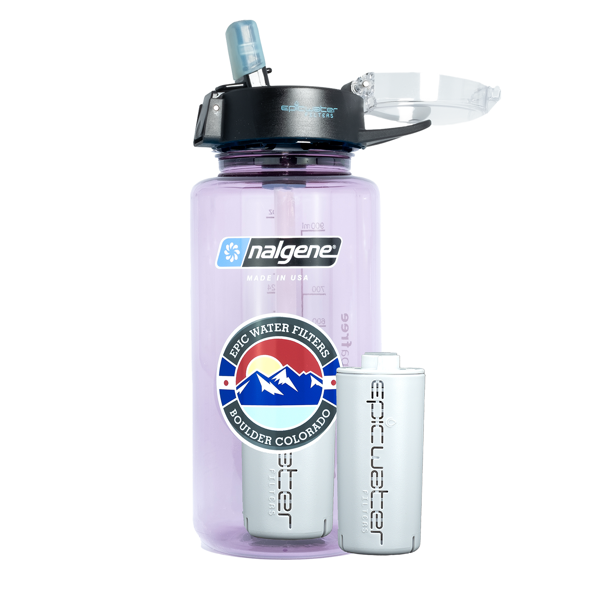 Nalgene OG 32oz Wide Mouth Water Bottle - BPA Free, Leak Proof, Durable for Outdoor, Hiking, Gym & Everyday Use