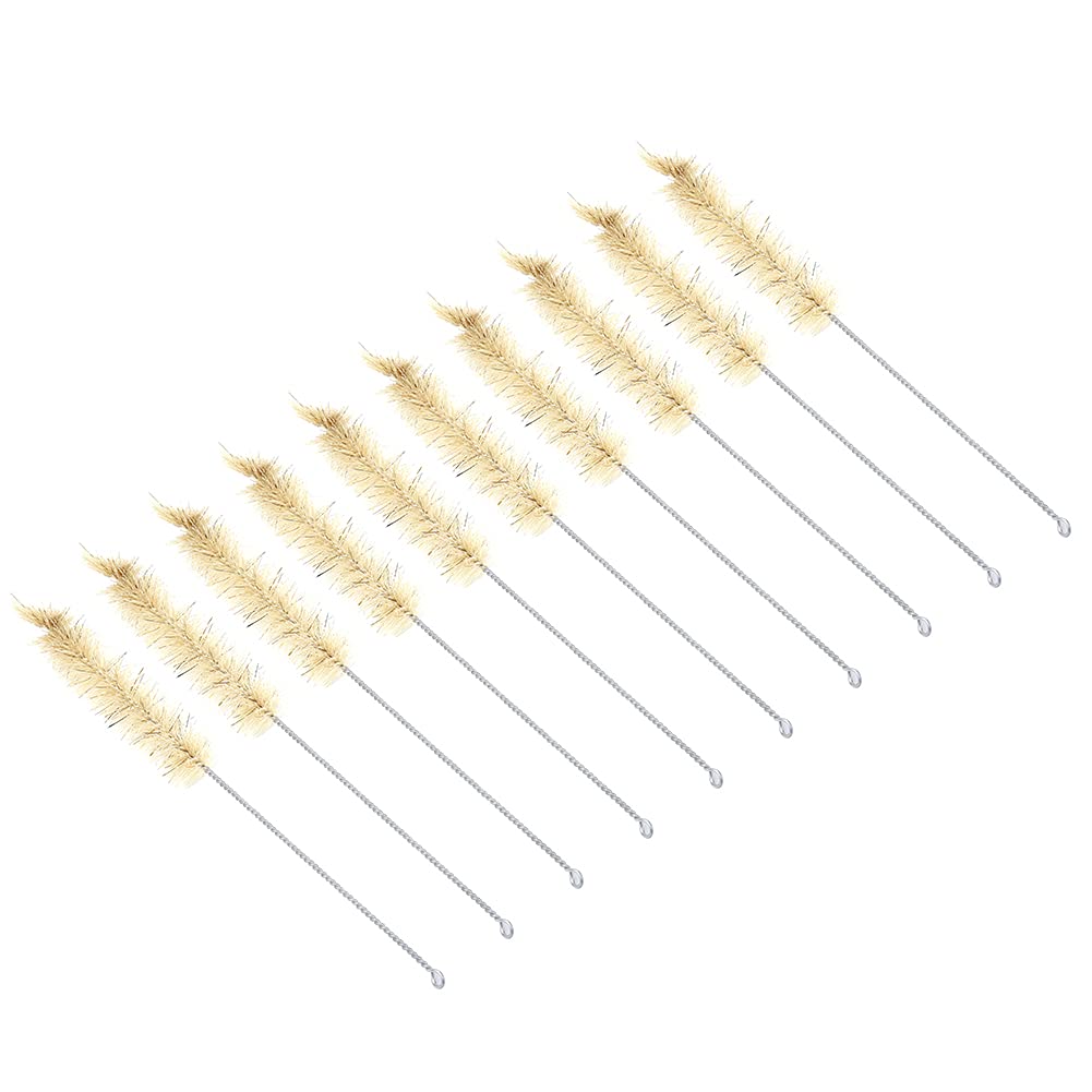 Premium Tube Cleaning Brush - Durable Bristle Brush for Flutes, Bottles & Glassware - Deep Cleaning Effect - Ideal for Home Bars, Breweries & Laboratory Use