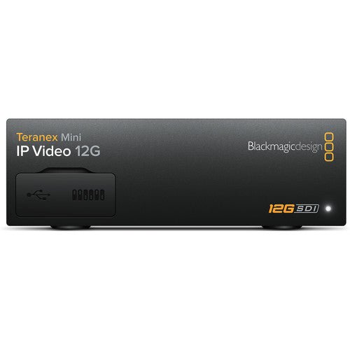 Blackmagic Design Teranex Mini IP Video 12G Converter - Professional 4K/HD Video Processing for Live Streaming & Broadcast | Perfect for Studio Productions & Remote Workflows