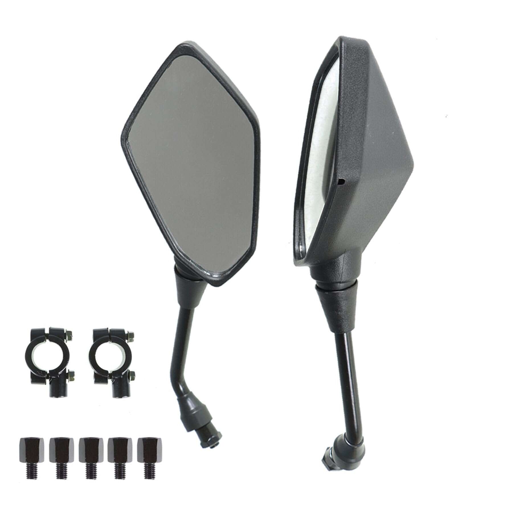 Polaris Sportsman ATV Rear View Side Mirrors Replacement for 400 450 500 550 570 700 800 850 - Durable Off-Road Side Mirrors for Enhanced Safety & Visibility During Trail Riding & Hunting