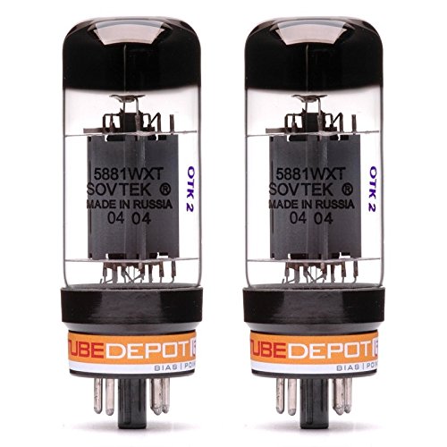 Sovtek 5881WXT Power Vacuum Tube Pair - for Guitar Amps & Audio