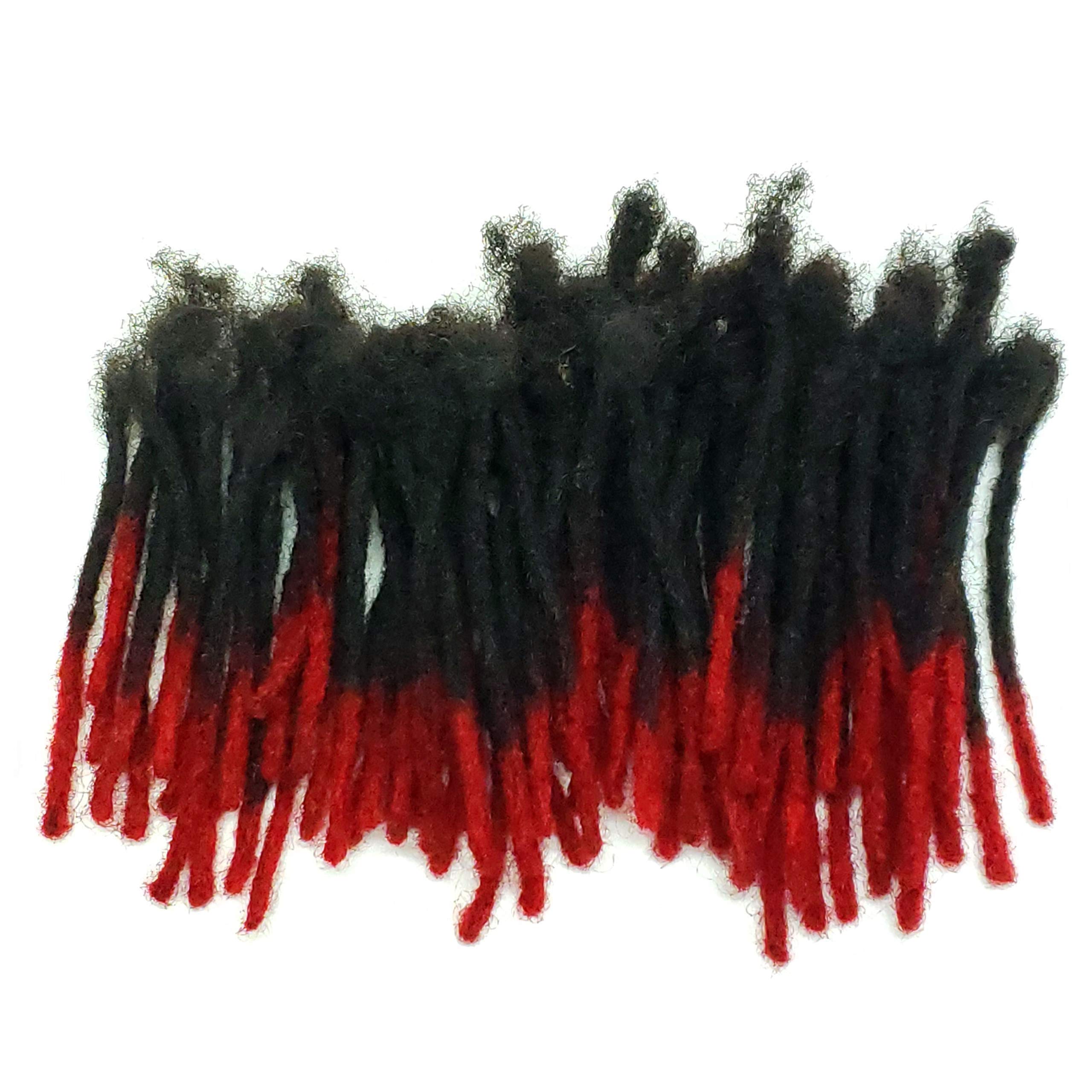 100% Human Hair Dreadlocks Extensions - Handmade Medium 1/4