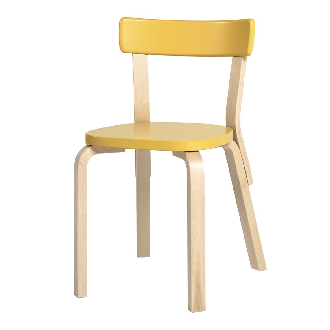 Artek Chair 69 - Iconic Scandinavian Design Wooden Chair | Perfect for Dining Room, Living Room & Office