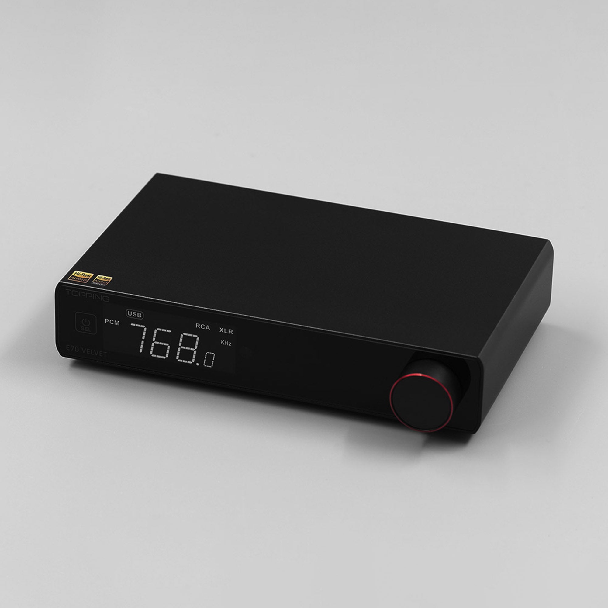 Topping E70 VELVET DAC - High Resolution Audio Decoder with Bluetooth 5.0, USB & Optical Inputs for Home Theater, Studio & Audiophile Listening
