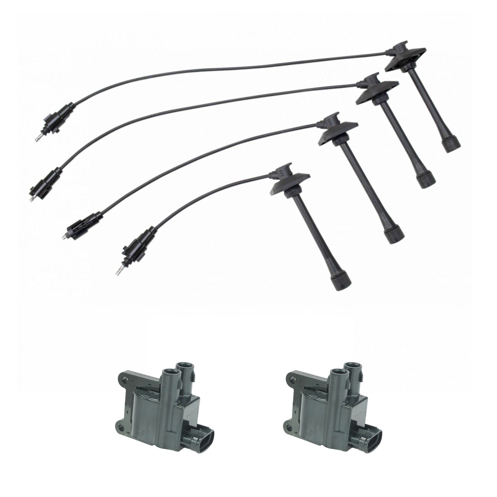 1998-2000 Toyota RAV4 Ignition Coil & Spark Plug Wire Set - High Performance Replacement Kit for Smooth Engine Start | Perfect for Daily Commuting & Off-Road Adventures