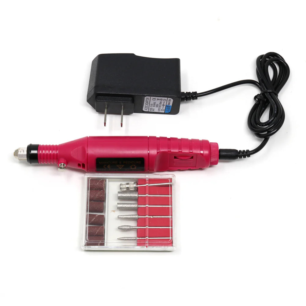 Latina Nail Pro 3500 Professional Electric Nail File & Drill Kit - Manicure Pedicure Set for Salon & Home Use - Perfect for Acrylic, Gel, Natural Nails Care