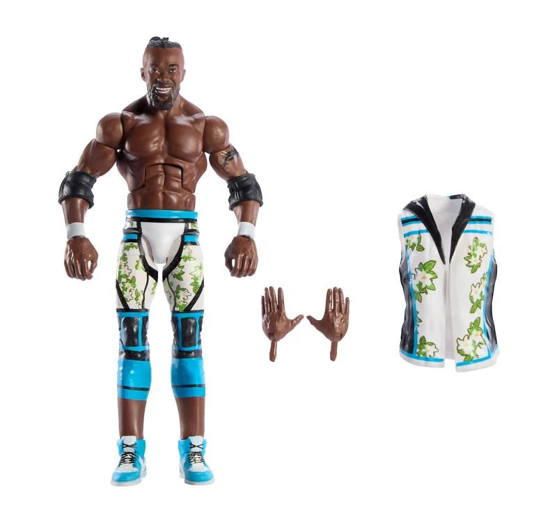 Kofi Kingston WWE Elite Collection Series 113 Action Figure - Authentic Wrestling Toy for Collectors & Fans - Perfect for Display, Play & Gifts