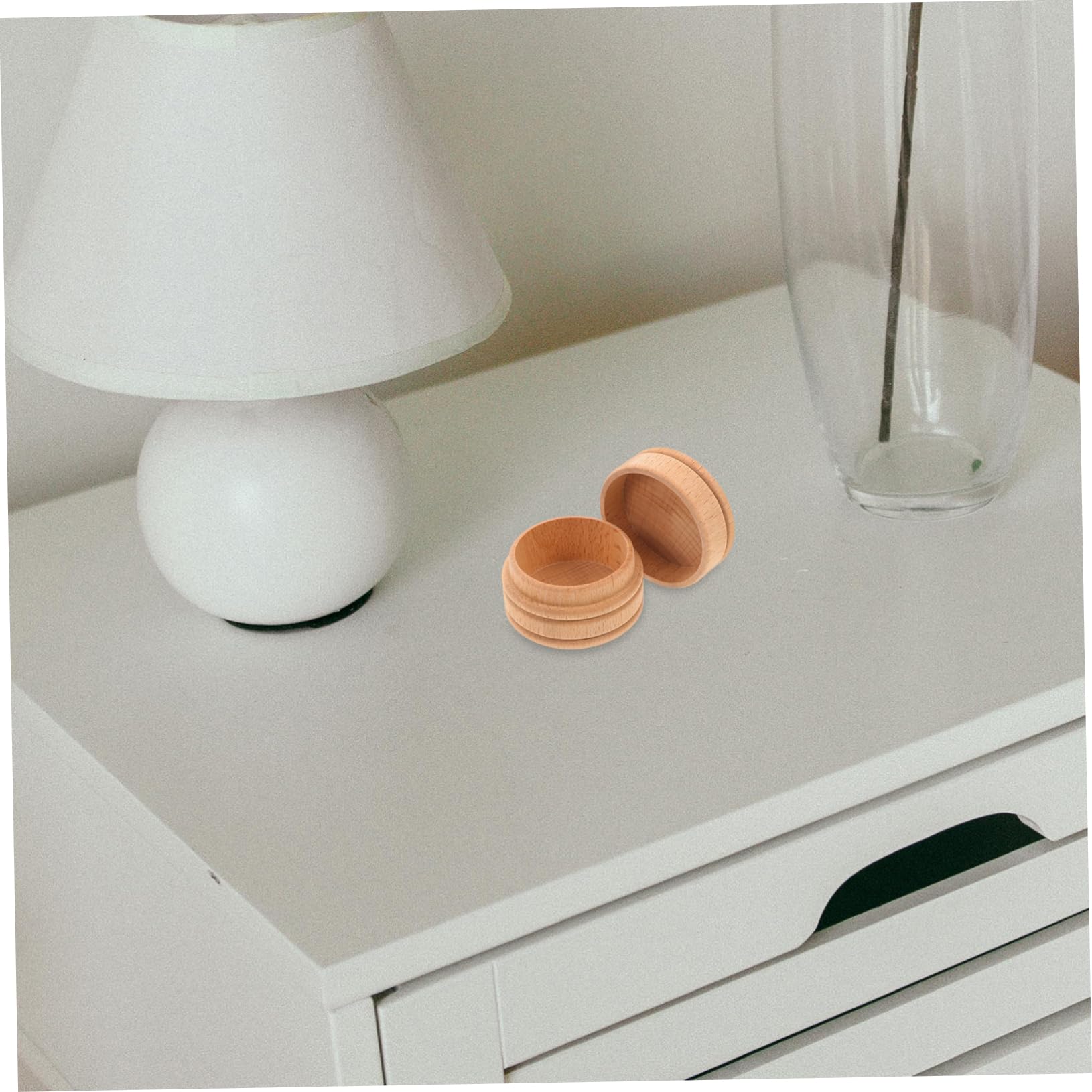 VOSAREA 5pcs Wooden Tooth Holder Box for Kids - Safe & Durable Tooth Storage Container for Baby Teeth Keepsake - Perfect for Tooth Fairy Gifts and Childhood Memories Preservation