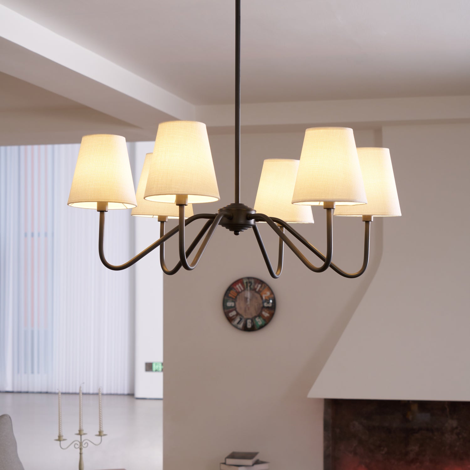 Elegant Black Crystal Chandelier - Modern Ceiling Light Fixture for Dining Room, Living Room & Bedroom Decor | Perfect for Home, Wedding & Restaurant Lighting