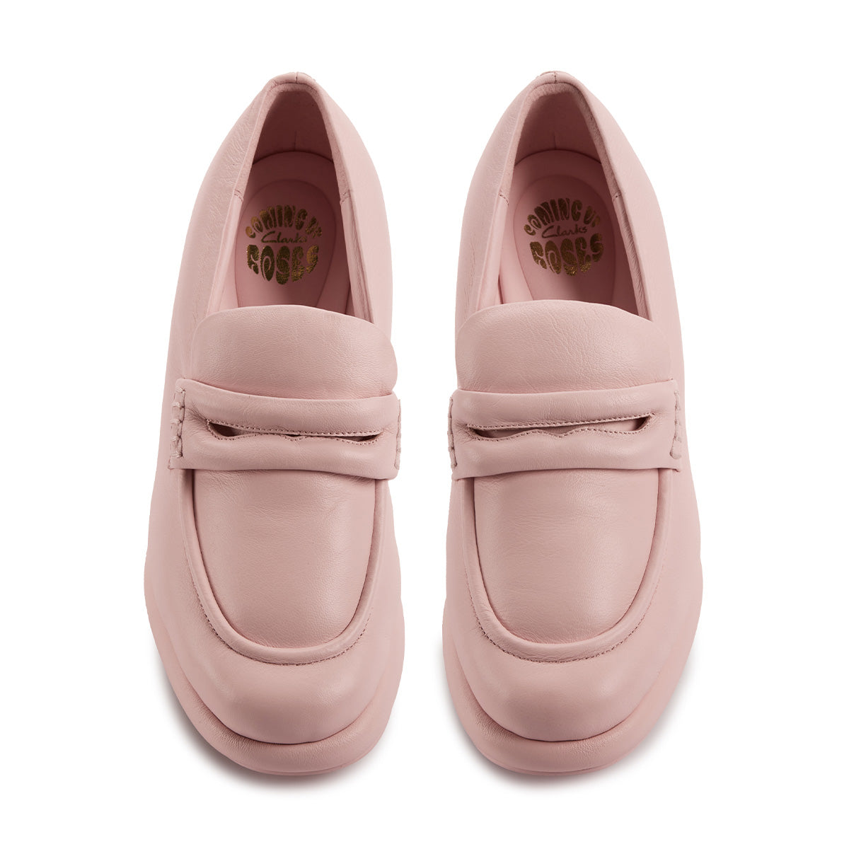 Martine Rose Women's CUR Loafer 1 - Light Pink Leather Slip-On Shoes for Women | Comfortable Casual & Office Wear | Perfect for Work, Dating & Everyday Outfits