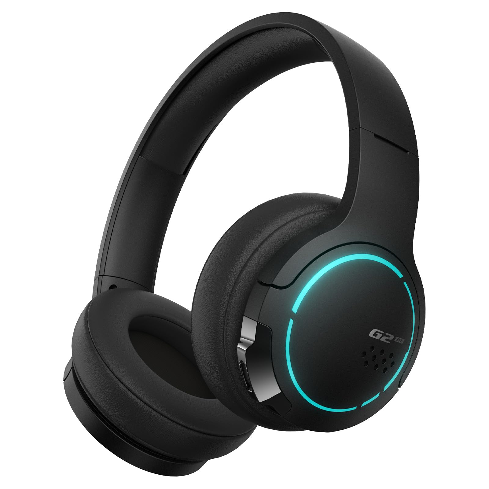 Edifier Hecate G2BT Wireless Gaming Headset with Noise Cancelling - Bluetooth Headphones for Mobile, Tablet, Laptop, Nintendo Switch - Dual Microphones, Ultra Low Latency, RGB Lighting (Black) - Perfect for Online Gaming, Streaming & Remote Work