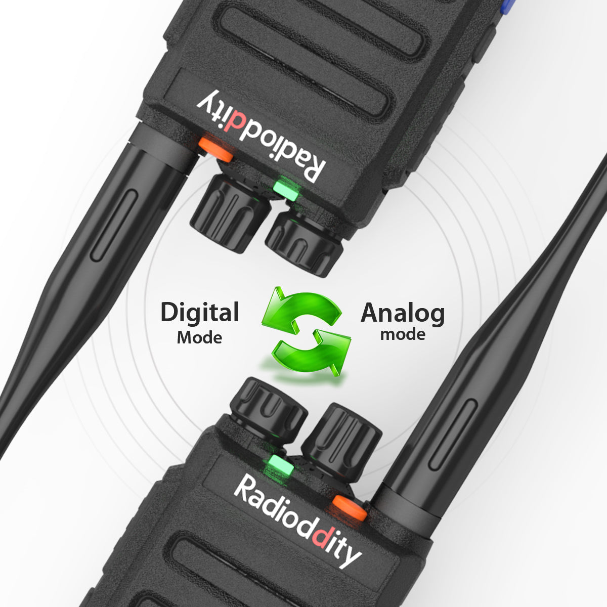 Radioddity GD-77S Dual Band DMR Radio | 5W Power | 2 Time Slot DMR | 2200mAh Battery | USB Programming Cable Included | for Ham Radio & Emergency Communication