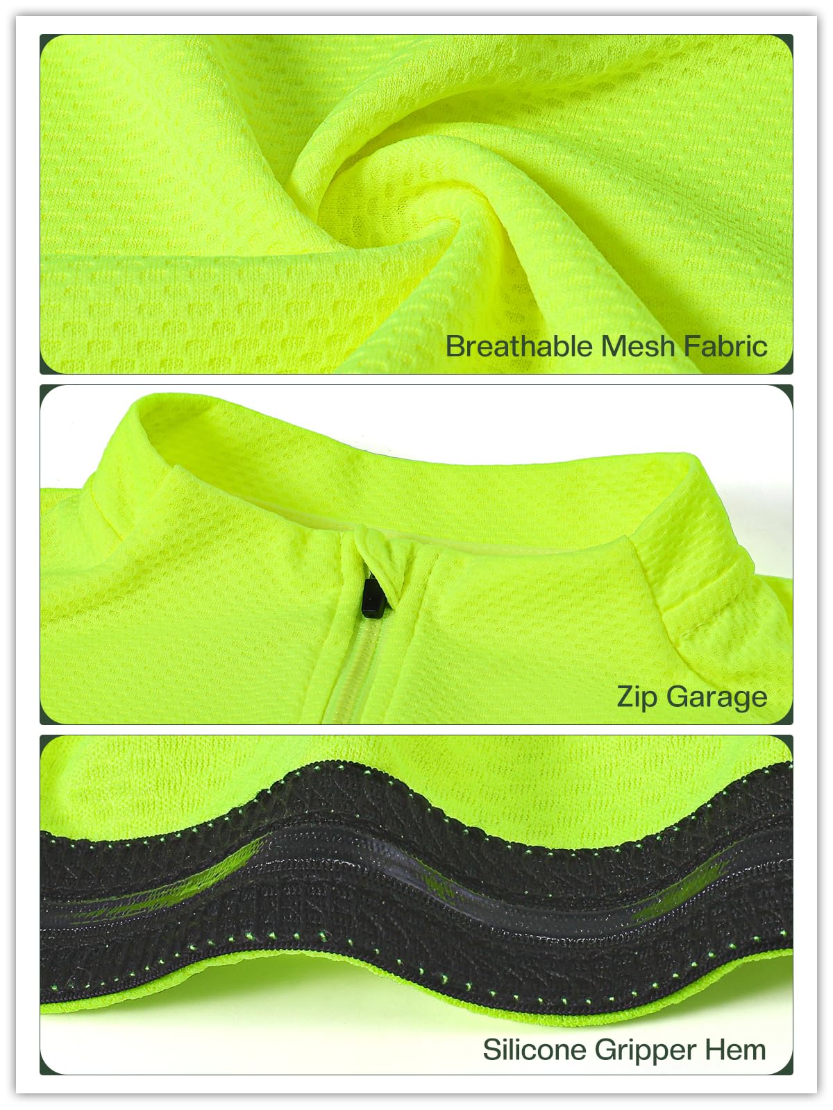 BERGRISAR Men's Long Sleeve Cycling Jersey - Breathable Bike Shirt for Road & Mountain Biking - Spring/Fall Cycling Gear - Perfect for Commuting, Training & Outdoor Adventures