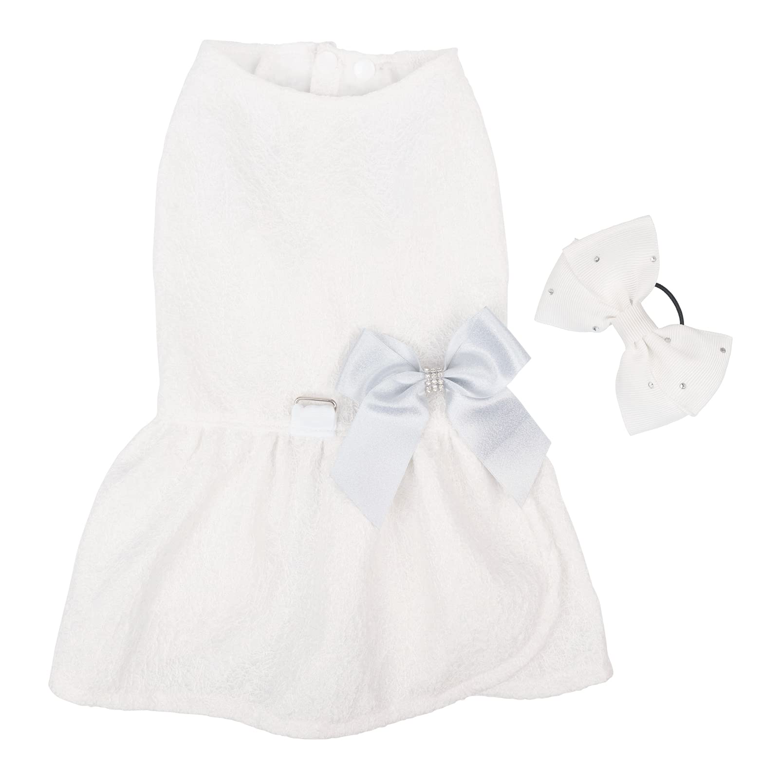 CuteBone Dog Dress - Puppy Skirt & Cat Outfit - Pet Clothes for Small Dogs - Girl Costume Birthday Gift - Perfect for Parties, Halloween & Photo Shoots