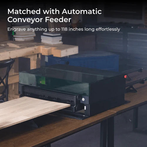 xTool S1 Laser Engraver Riser Base - Adjustable Height Stand for Precision Engraving & Cutting - Perfect for Wood, Acrylic, Leather Craft Projects