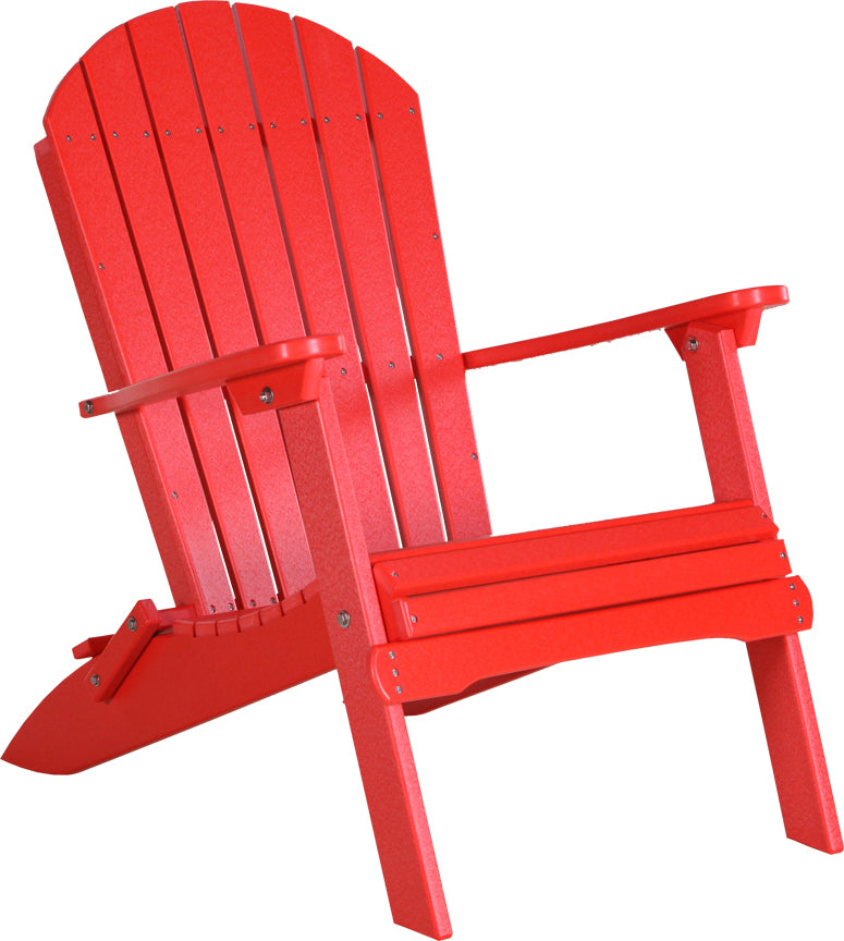 Premium Folding Adirondack Chair - Outdoor Patio Furniture, Lightweight & Weather-Resistant for Backyard, Garden, Poolside Relaxation