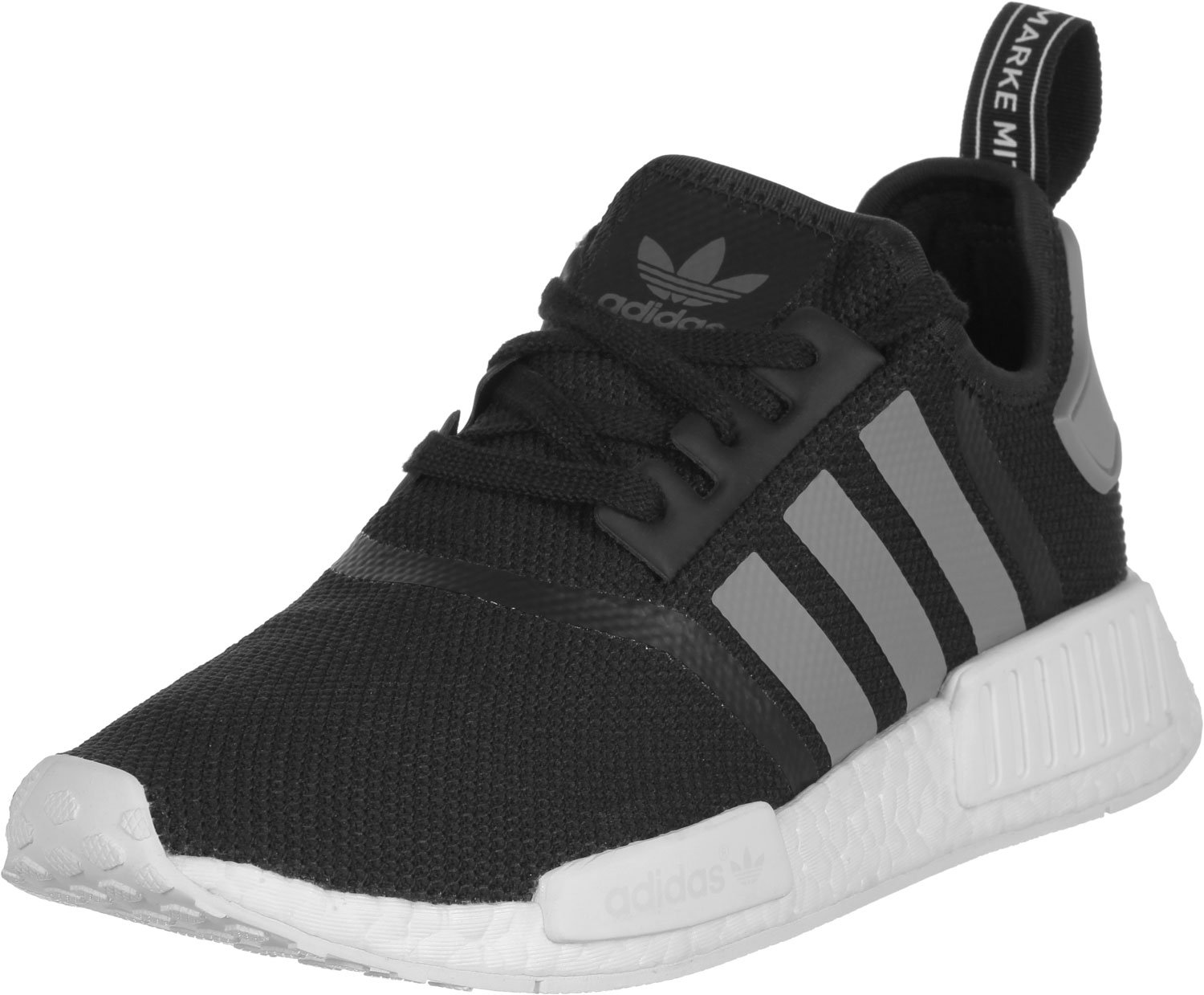 adidas Originals NMD_R1 Men's Running Shoes - Lightweight Sneakers for Men, Comfortable Walking & Gym Shoes, Core Black (US 4.5, Style S31504) | Perfect for Casual Wear, Jogging & Workout