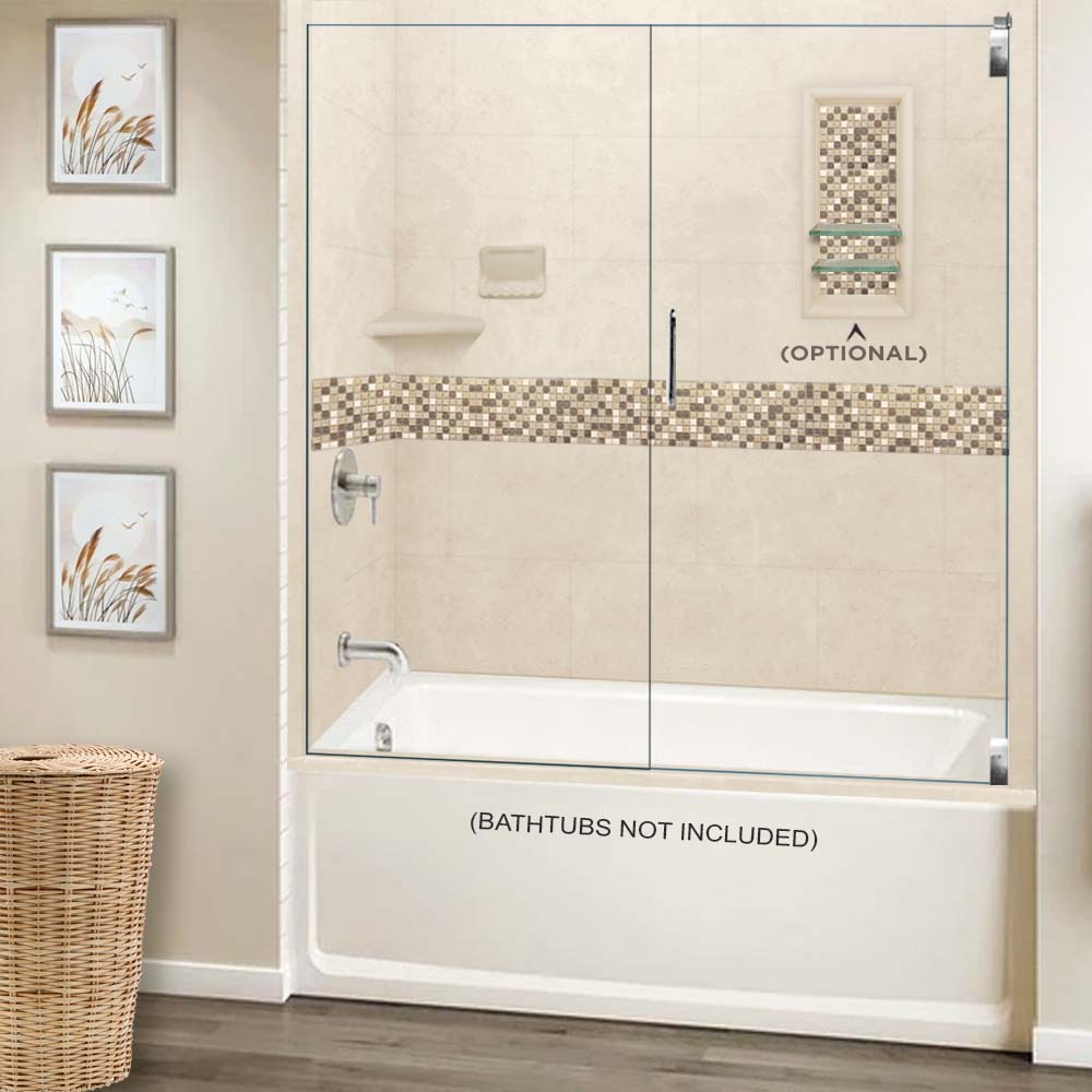 Waterproof Bathtub Wall Surround Panel Kit - Easy to Install Bathroom Shower Wall Panels for Home Renovation - Perfect for Bathroom Remodeling, Waterproofing & Moisture Protection