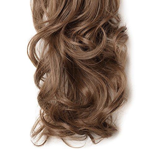 Clip-In Ponytail Hair Extension - Natural Looking Human Hair Ponytail Piece for Women - Perfect for Parties, Weddings & Everyday Styling