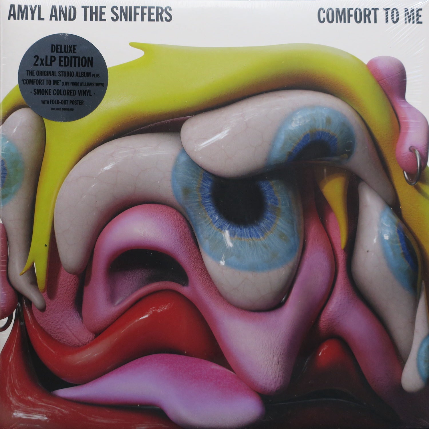 AMYL AND THE SNIFFERS 'Comfort To Me' Deluxe SMOKE Vinyl 2LP + Poster - Limited Edition Punk Rock Record for Collectors & Music Lovers - Perfect for Home Listening, Gifts & Vinyl Collections