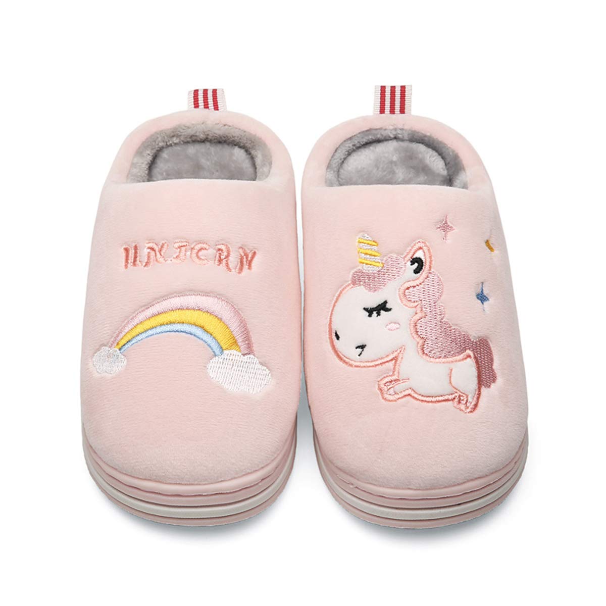 Kids Warm Fuzzy House Slippers for Boys & Girls - Soft Fluffy Indoor Bedroom Shoes for Home Comfort | Perfect for Winter, Playtime & Cozy Family Moments