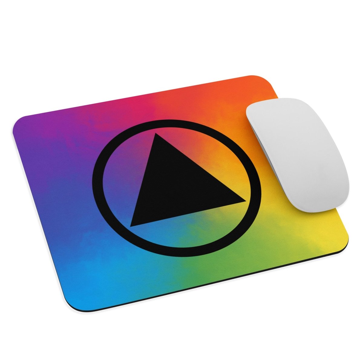 Rainbow Resilience Mouse Pad - Non-Slip Ergonomic Gaming Mousepad for Work & Recovery - Perfect for Office, Gaming, and Healing Spaces