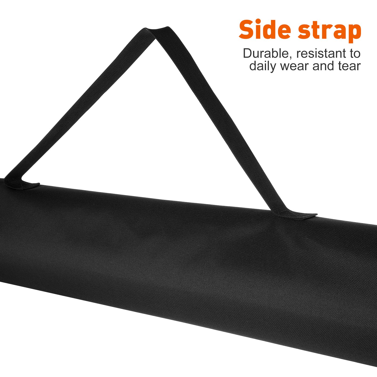 Premium Fishing Rod Carrier Bag - Durable Fishing Pole Case with Padded Protection for Travel & Storage (31.83x7.47x0.39 inches) - Ideal for Anglers, Fishing Gear Organization & Outdoor Adventures