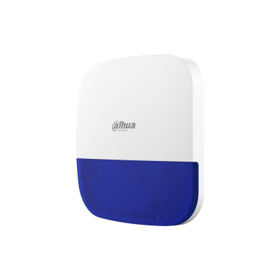 DHI ARA13 W2(868) Wireless Outdoor Siren with Blue Strobe Light - Ideal for Home Security, Alarm Systems & Property Protection