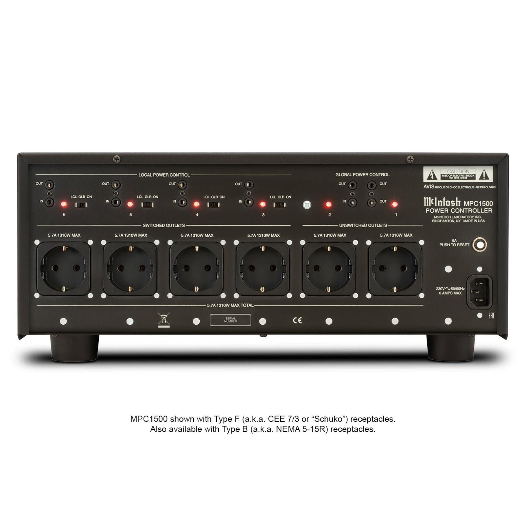 McIntosh MPC1500 High-Performance Power Controller for Home Theater & Audio Systems | Premium Power Management Solution for Audiophiles & AV Enthusiasts