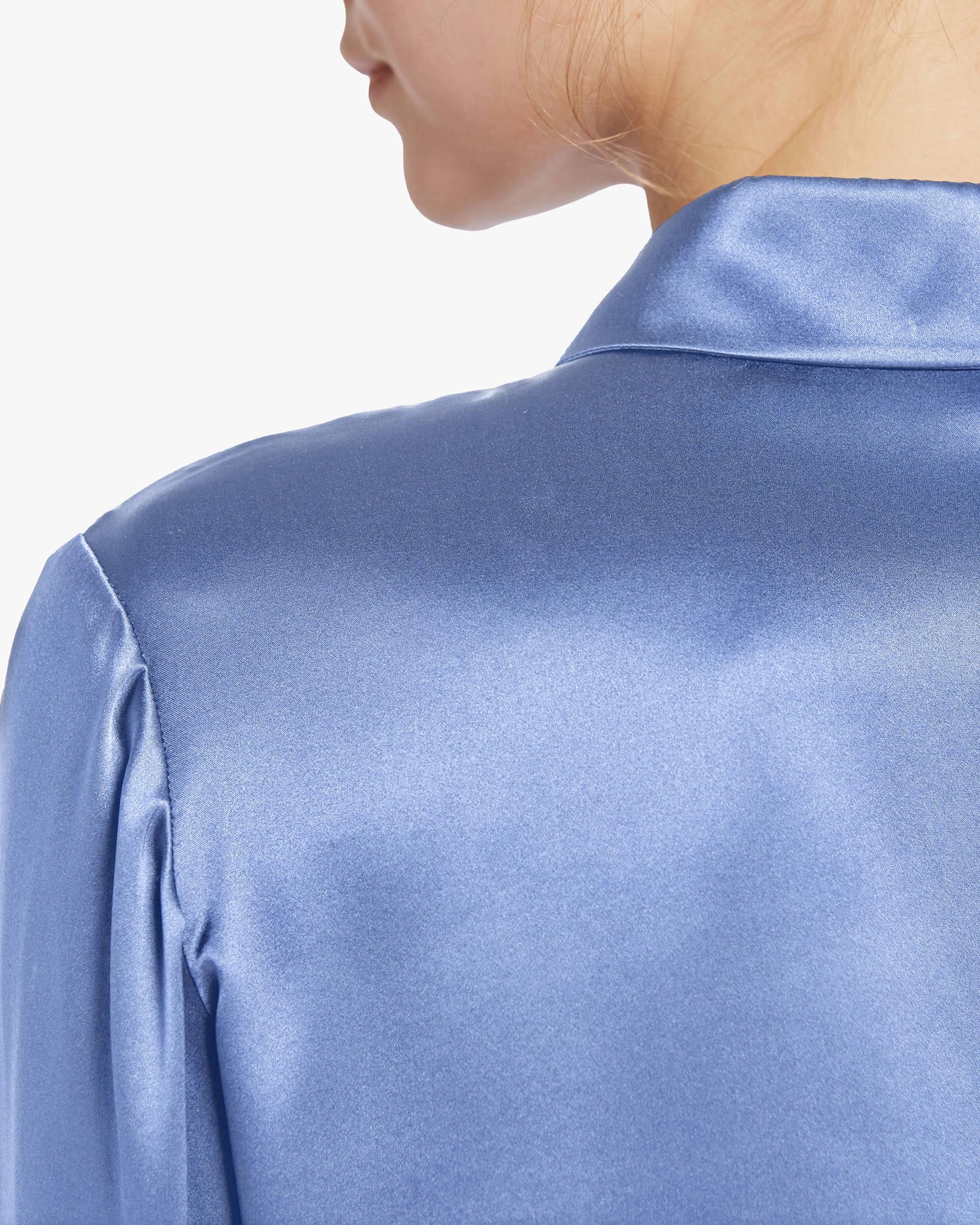 LilySilk 100% Pure Silk Blouse for Women - Long Sleeve Soft Smooth Shirt for Office, Party & Formal Wear