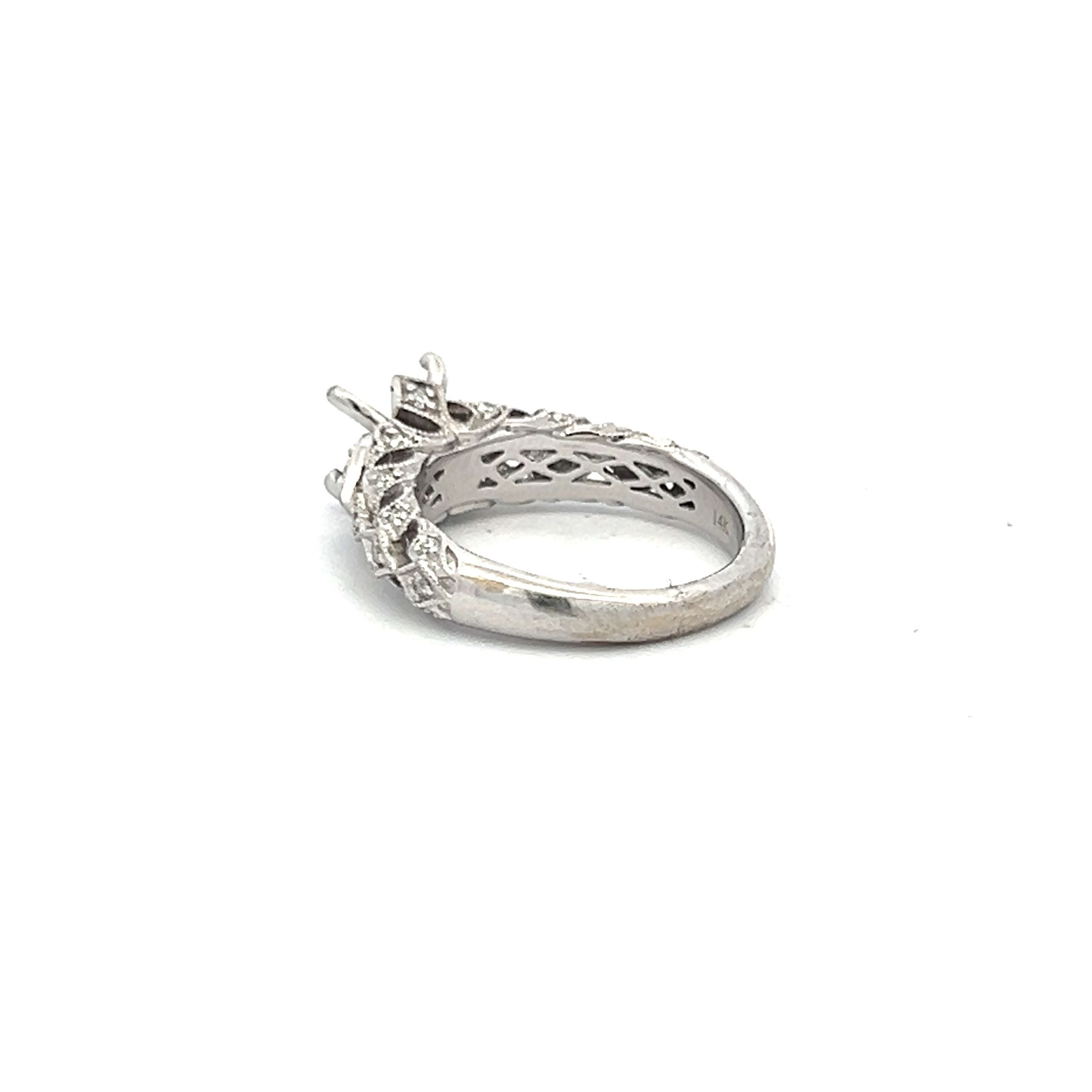 0.21 Carat Round Brilliant G VS2 Diamond Engagement Ring in 14K White Gold - Perfect for Proposals, Weddings & Anniversary Gifts