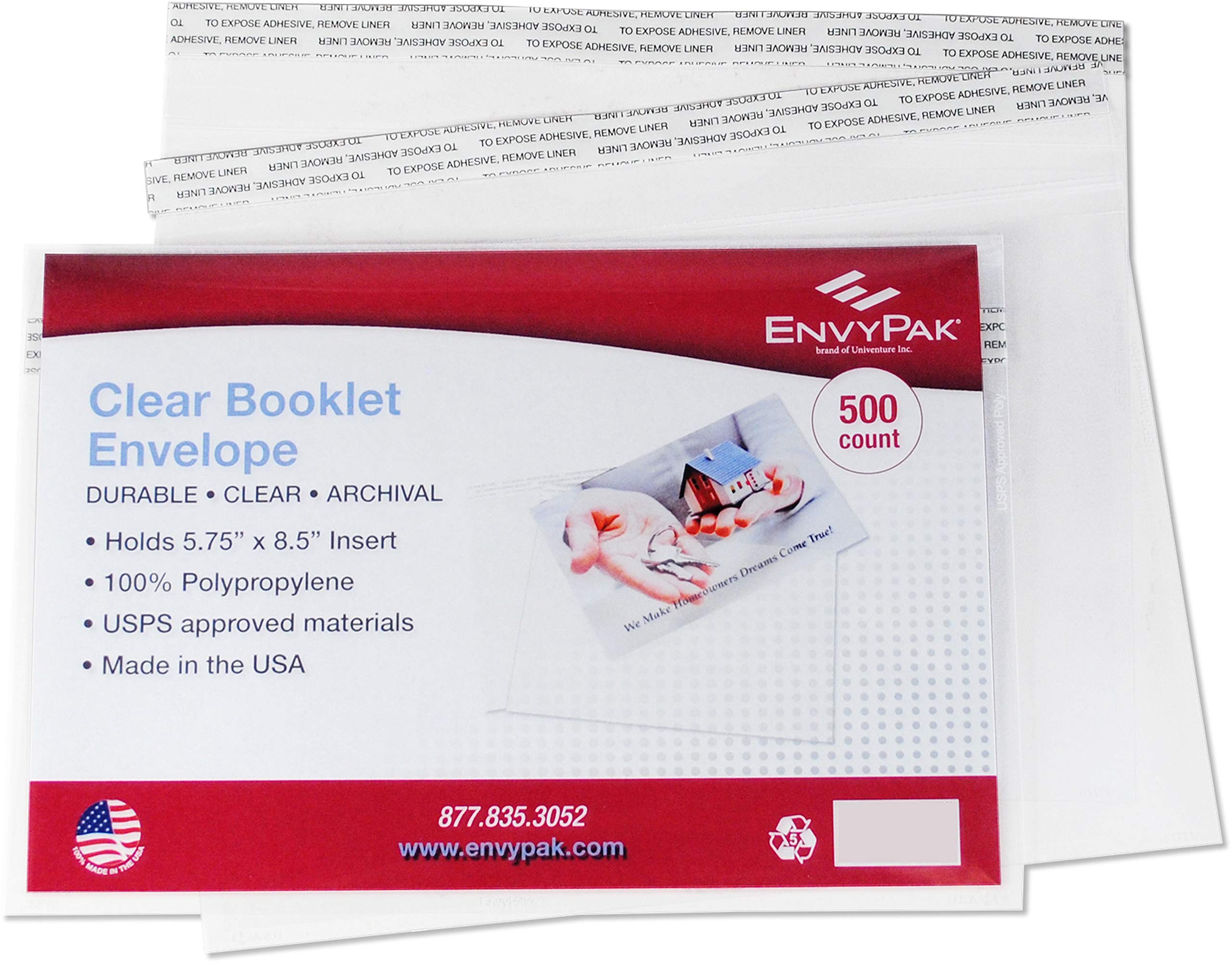 Crystal Clear Booklet Envelopes 6