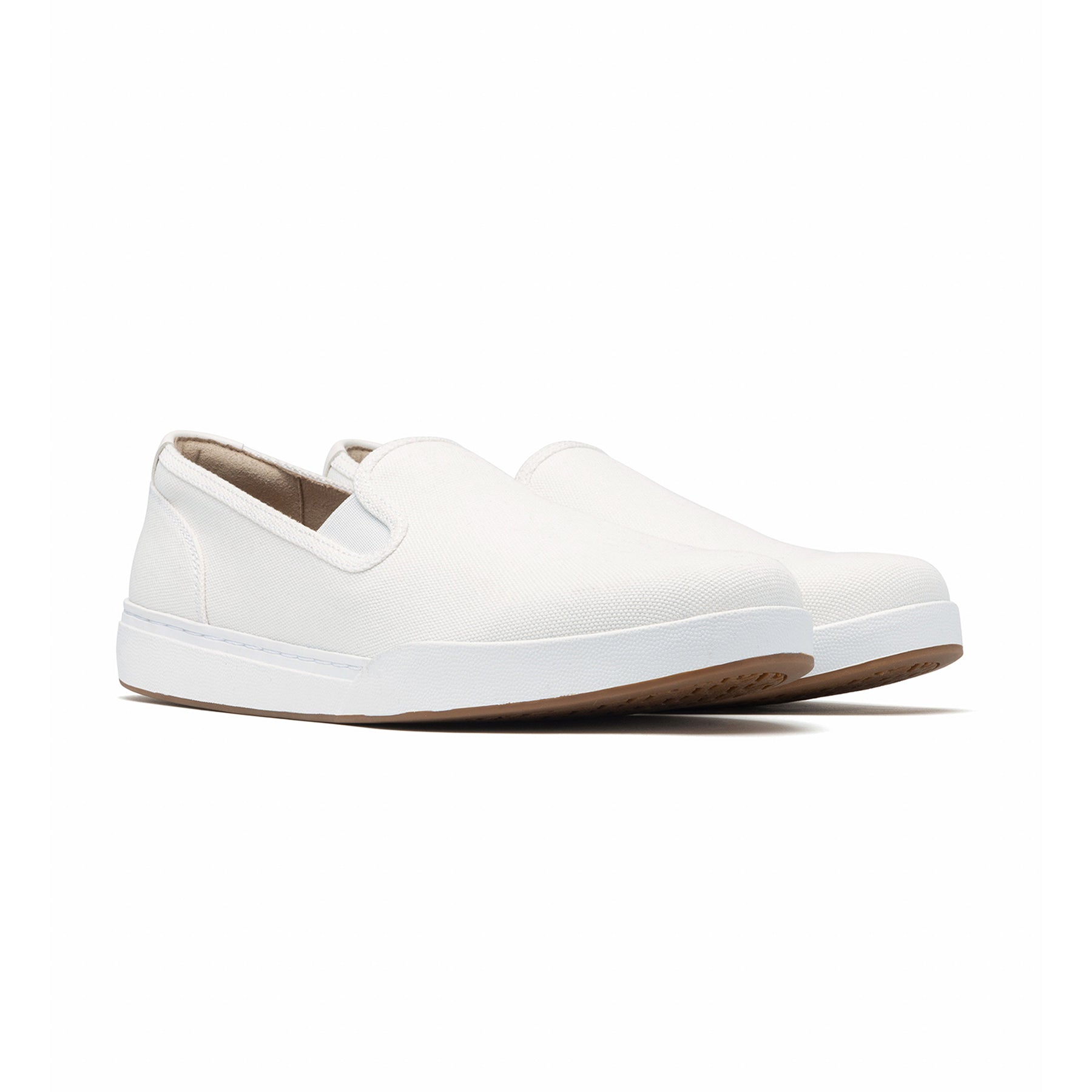 Abeo Ayla Neutral White Canvas Shoes - Comfortable & Stylish Women's Casual Sneakers for Walking, Travel & Everyday Wear