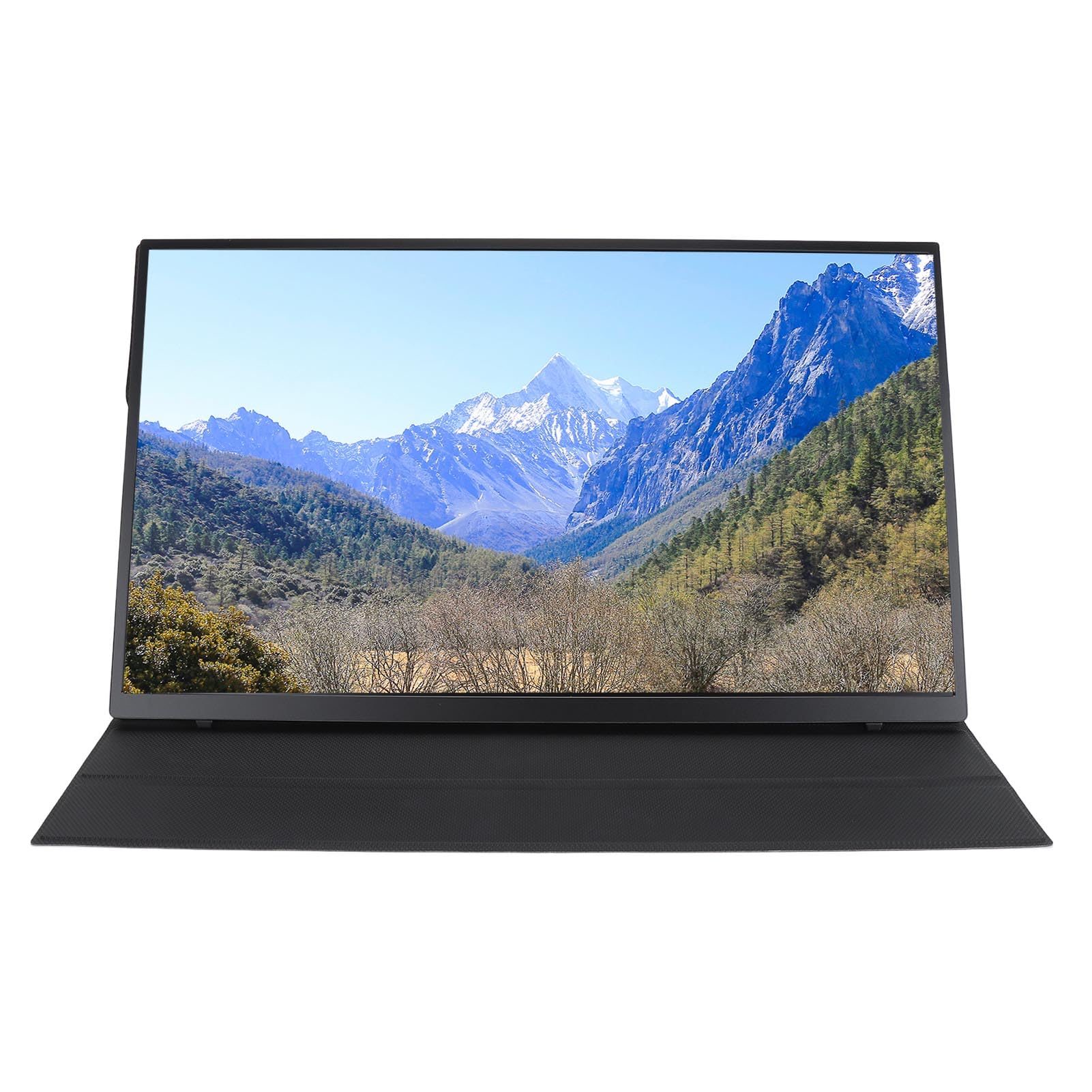 18.5 Inch Portable Monitor 1080P FHD, USB C HDMI External Second Screen for Laptop, Ultra Thin IPS Gaming Display with Smart Phone Cover - Perfect for Work, Travel & Multi-Tasking
