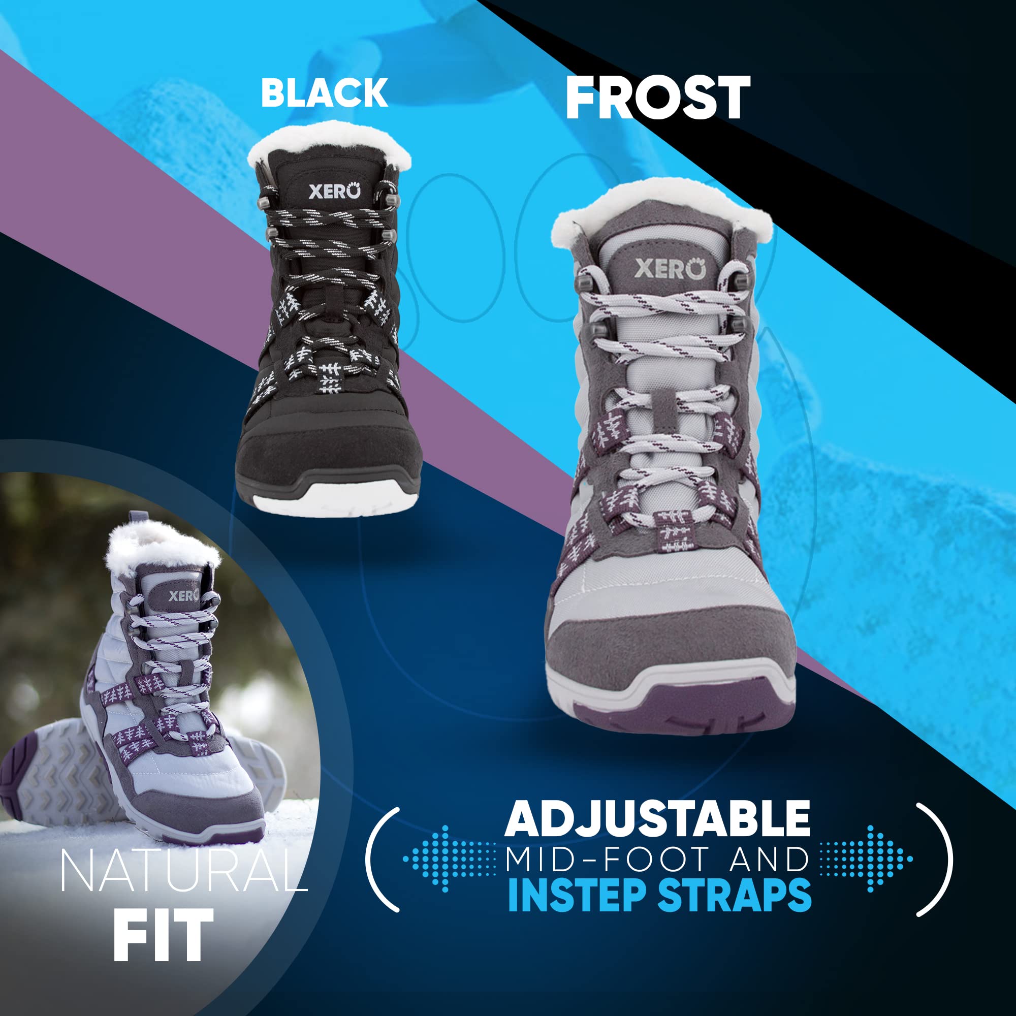 Xero Shoes Women's Barefoot Hiking Boots - Zero Drop Trail Running Shoes with Wide Toe Box | Lightweight Minimalist Footwear for Outdoor Adventures, Hiking & Backpacking