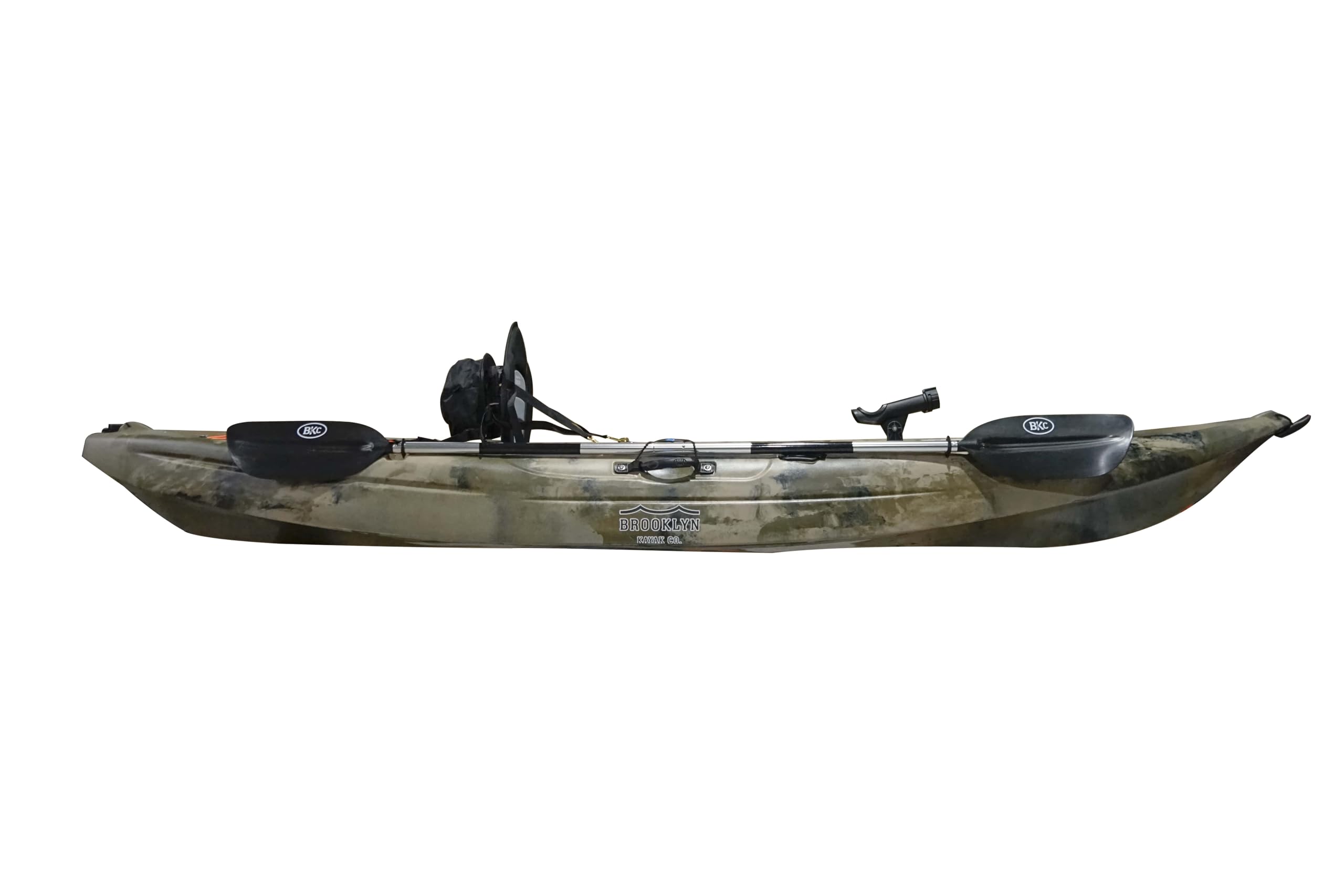 Brooklyn 11.0 Single Sit-On-Top Fishing Kayak - Lightweight & Stable for Lakes, Rivers & Ocean Kayaking Adventures