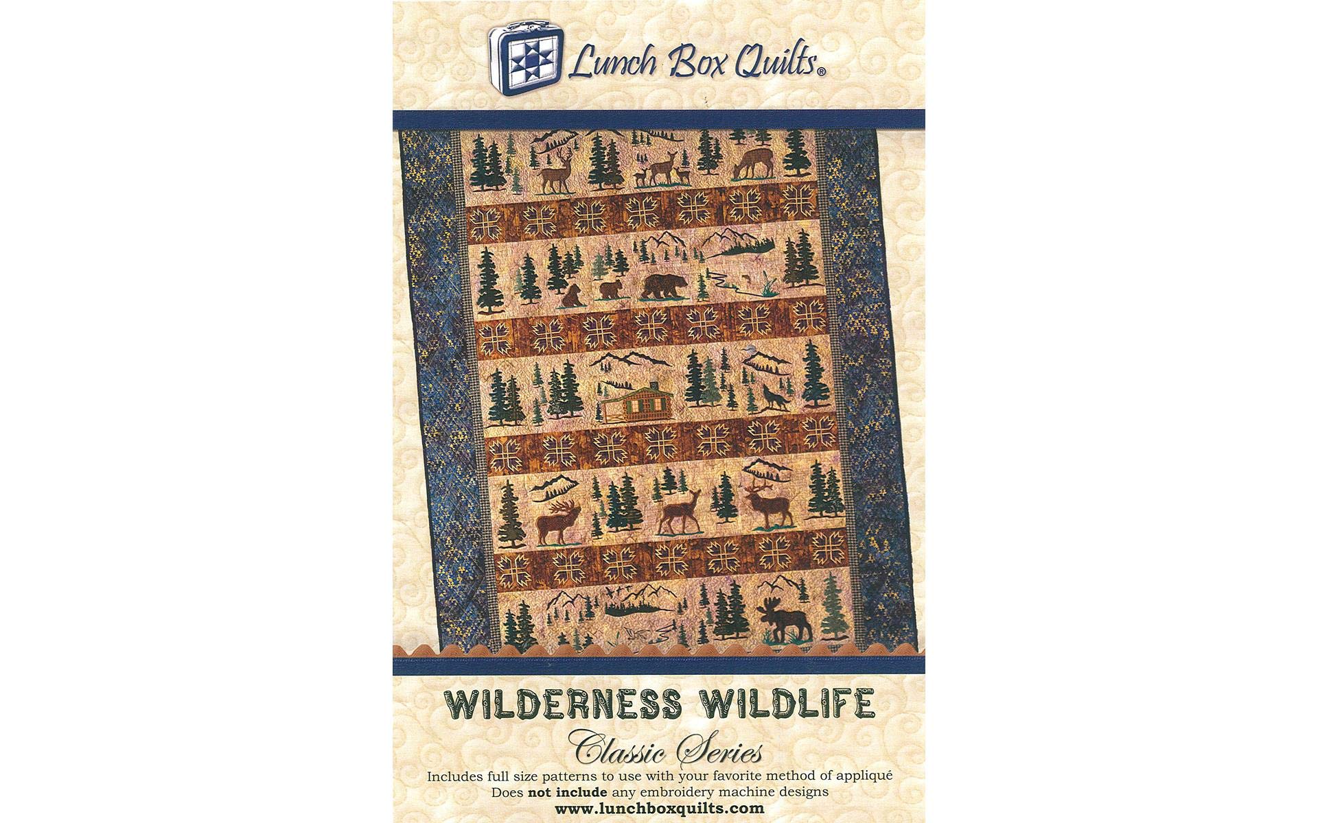 Wilderness Wildlife Pattern Insulated Lunch Box - Perfect for Outdoor Adventures, Picnics & School Lunches